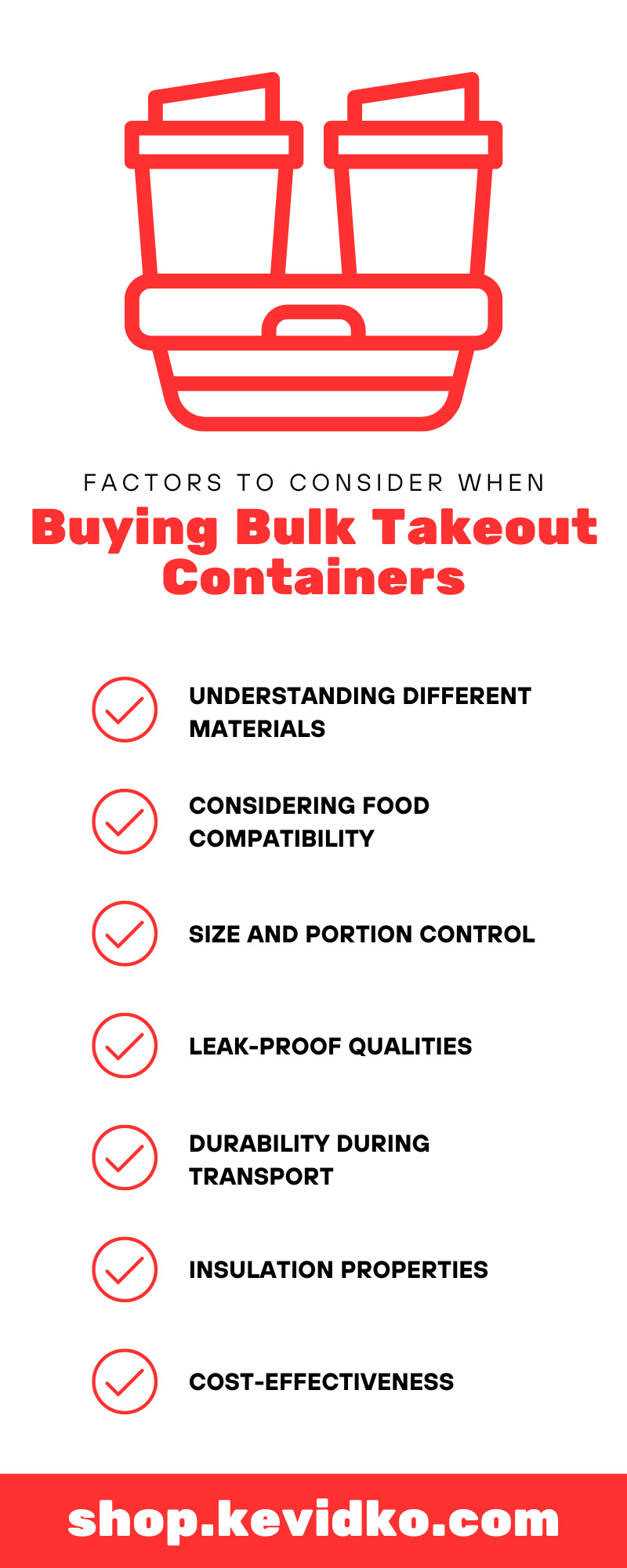 Factors To Consider When Buying Bulk Takeout Containers