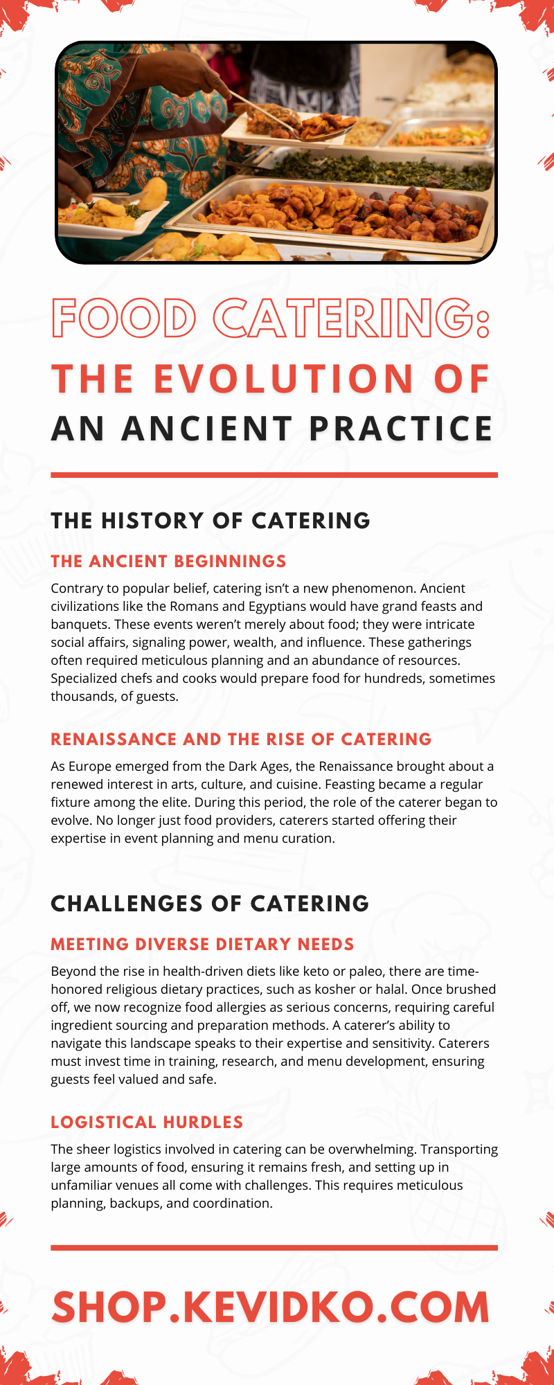 Food Catering: The Evolution of an Ancient Practice